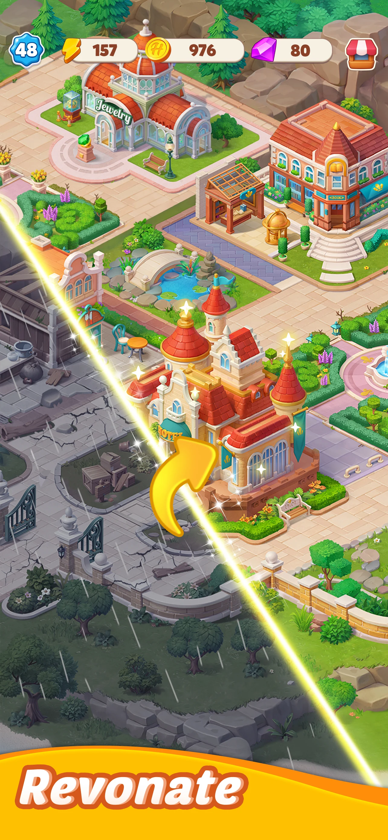 Hotel Legacy: Merge Game screenshot