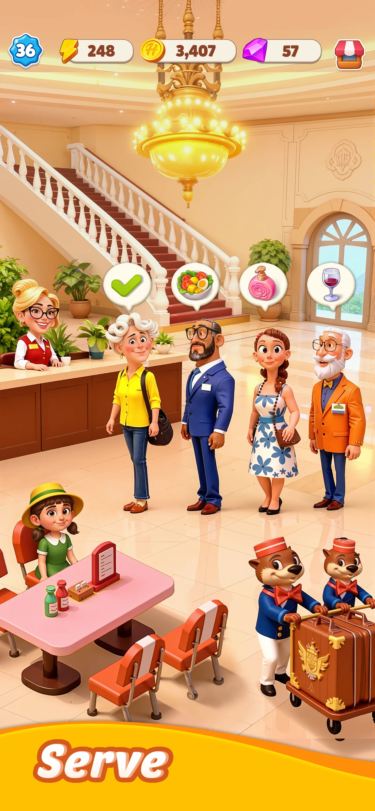 Hotel Legacy: Merge Game screenshot